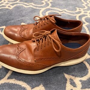 Cole Haan Men's Brown Leather oxford Shoes